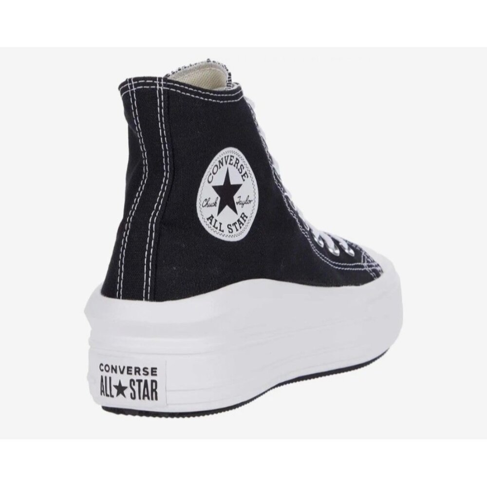 Chuck Taylor All Star Move Platform Converse Size Women's 9.5 EU 41 NWT Black - Picture 16 of 16